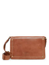 Cross Body Tas Boston Leder Basilic pepper Bruin boston BBOS02