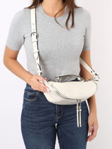 Cross Body Tas S Origami Leder Lancel Bruin origami A12527-vue-porte