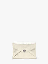 Kaarthouder Etincelle Iris�e Leder Etrier Goud etincelle irisee EETI5003