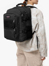 Rugzak 2 Compartimenten Met 16" Laptopvak Eastpak Zwart authentic EK0A5BIL-vue-porte