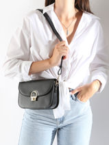 Cross Body Tas M Altair Leder Etrier Zwart altair EALA081M-vue-porte