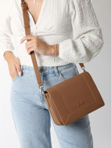 Cross Body Tas Rotterdam Leder Nathan baume Bruin mondrian 3-vue-porte