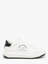 Sneakers Kapri Maison Uit Leder Karl lagerfeld Wit men KL57538
