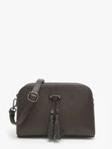 Cross Body Tas Caviar Leder Milano Bruin caviar CA21101