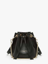 Bucket Bag Alba Double Leder Lancaster Zwart alba double 80