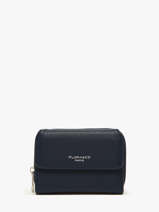 Portemonnee Grained Miniprix Blauw grained H6012