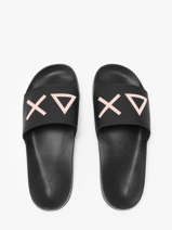 Slippers Logo Sun68 Zwart women X35204