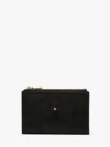 Portefeuille Leder Mila louise Roze vintage 3576X