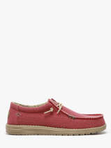 Mocassins Wally Braided Hey dude Rood men 40003
