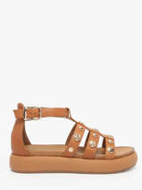 Sandalen Uit Leder Inuovo Groen women A96039