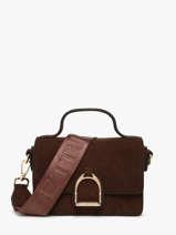 Cross Body Tas Xs Altesse Suede Etrier Bruin altesse suede EASU048X
