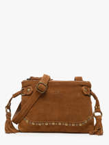 Cross Body Tas Houston Leder Basilic pepper Bruin houston BHOU82