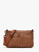 Cross Body Tas Heritage Leder Biba Bruin heritage KAB9L