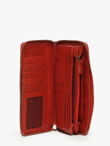 Portefeuille Leder Biba Bruin heritage BT10-vue-porte