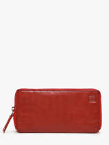 Portefeuille Leder Biba Bruin heritage BT10