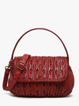Schoudertas Heritage Leder Biba Bruin heritage MEE1L