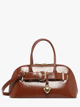 Cross Body Tas London Gelakt Miniprix Bruin london KJ62072
