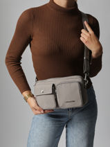 Cross Body Tas Basic Pocket Lancaster Grijs basic pocket 91-vue-porte