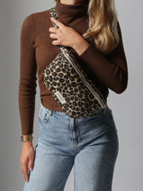 Belt Bag Custine Gerecycleerd Katoen Rivedroite Blauw forever wild CUSTIFOR-vue-porte