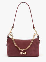 Cross Body Tas Betty Su�de Leder Nathan baume Violet vogue - 00031-05