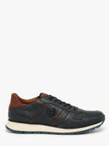 Sneakers Ivo Uit Leder Bugatti Blauw men 41004100