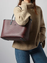 Schoudertas Th Monoplay Tommy hilfiger Blauw th monoplay AW17696-vue-porte