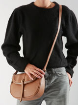 Cross Body Tas Dune Gaia Leder Lancaster Beige dune gaia 102-vue-porte