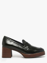 Mocassins Cristel Uit Leder Dorking Zwart women D9334