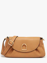 Cross Body Tas Shadow Leder Etrier Geel shadow ESHA163M