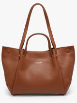 Schoudertas Foulonne Double Louisa Lancaster Bruin foulonne double louisa 90