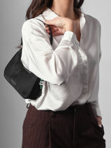 Schoudertas K Ikon Gerecycleerd Polyester Karl lagerfeld Zwart k ikon B1W32068-vue-porte