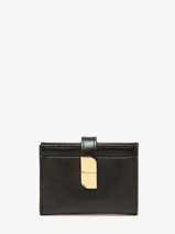 Portefeuille Vintage Leder Nat et nin Zwart vintage AUDE