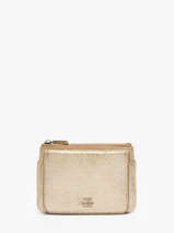 Portemonnee Vintage Leder Mila louise Beige vintage 3853X