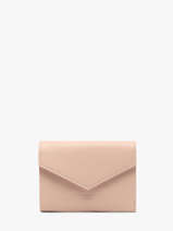 Portemonnee Foulonne Leder Lancaster Beige foulonne pm 29