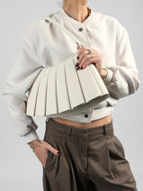 Schoudertas Lenglen Leder Lacoste Wit lenglen NU5176DP-vue-porte