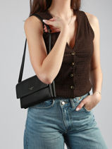 Cross Body Tas Grained Miniprix Zwart grained SF69033-vue-porte