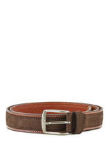 Verstelbare Herenriem Jean Petit prix cuir Bruin belt 3709-35