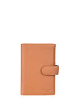 Portefeuille Leder Hexagona Beige confort 467282