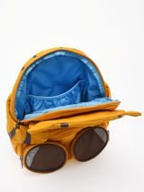 Rugzak Affenzahn Oranje large friends AFZ-FAL3-vue-porte