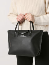 Handtas Maya Lancaster Roze maya 18-vue-porte