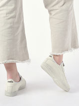 Sneakers Game Low Waxed Uit Leder Diadora Beige unisex 90000060-vue-porte