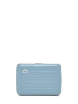 Kaarthouder Leder Ogon Blauw matte MAT