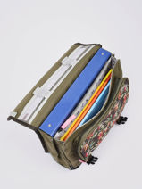 Boekentas 2 Compartimenten Cameleon Groen actual PBBACA35-vue-porte