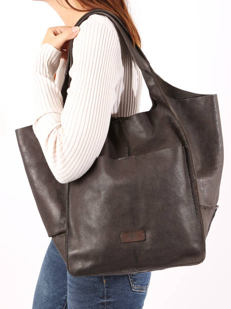 Schoudertas Heritage Leder Biba Zwart heritage HOM1L ander zicht 1