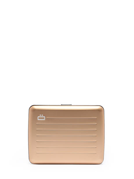 Kaarthouder Leder Ogon Goud original ORI