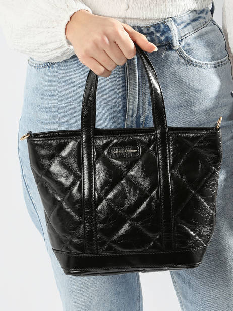 Handtas Cabas Cuir Leder Vanessa bruno Bruin cabas cuir 84V40435 ander zicht 1