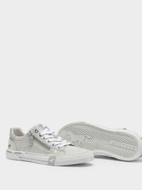 Sneakers Mustang Zilver women - 01353308 ander zicht 3