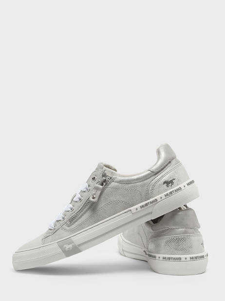 Sneakers Mustang Zilver women - 01353308 ander zicht 4