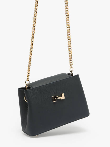 Cross Body Tas Poppy Leder Nathan baume Blauw eden 2 ander zicht 2