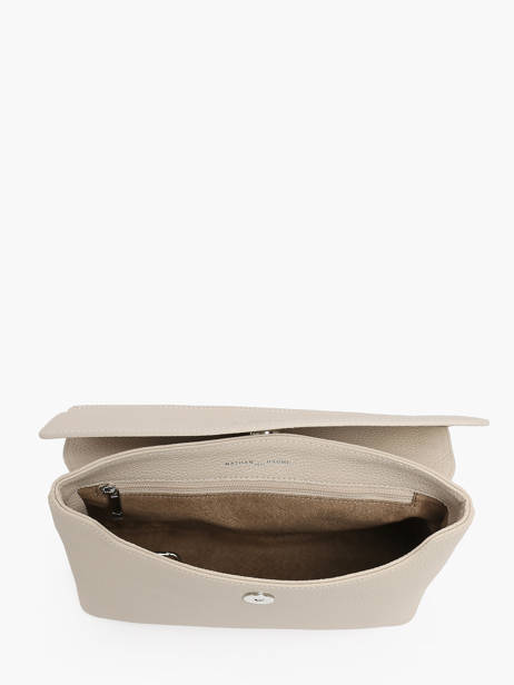 Cross Body Tas Clarita Leder Nathan baume Beige nathan 18 ander zicht 3